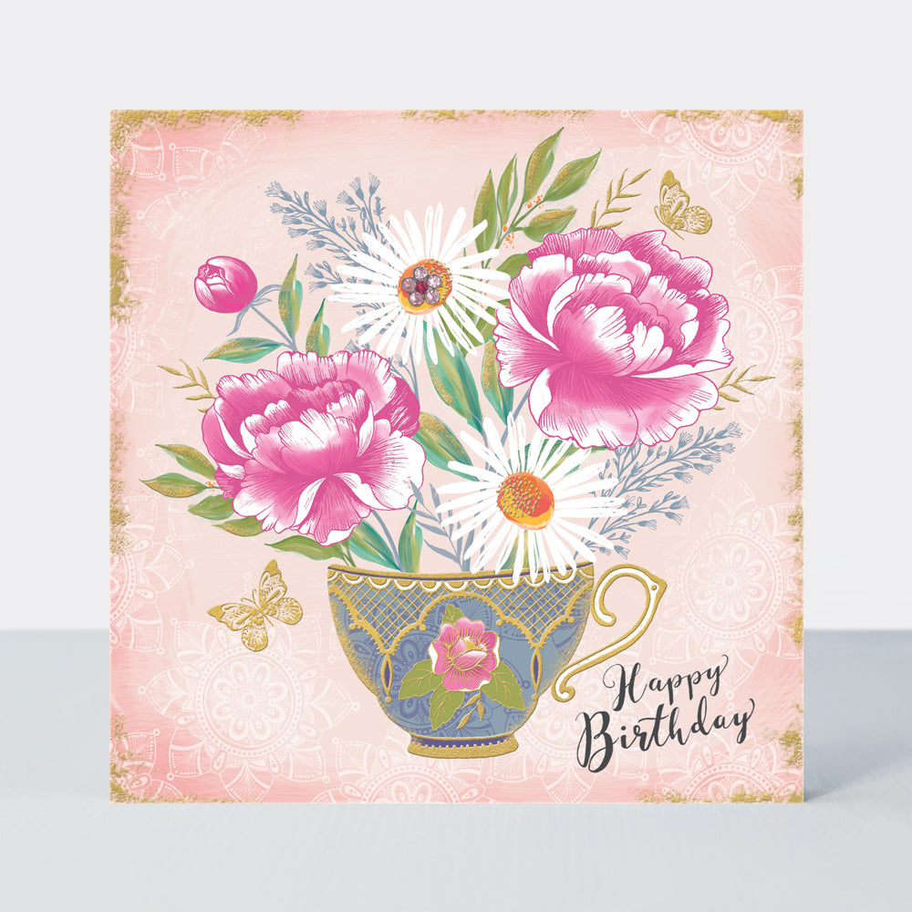 Darjeeling - Birthday/Floral Teacup