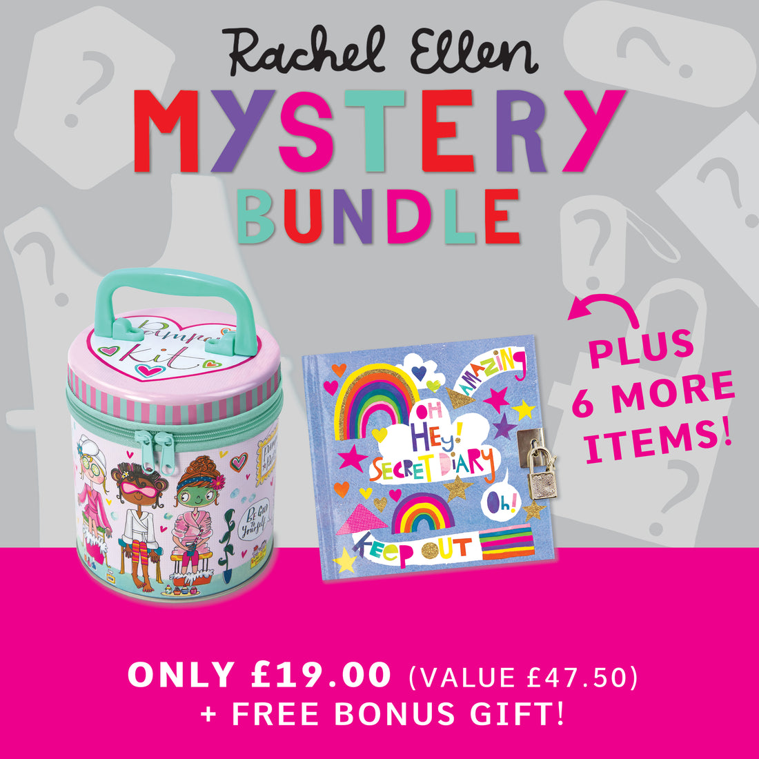 Mega Savings Mystery Bundle - 8 Items - Girls Theme