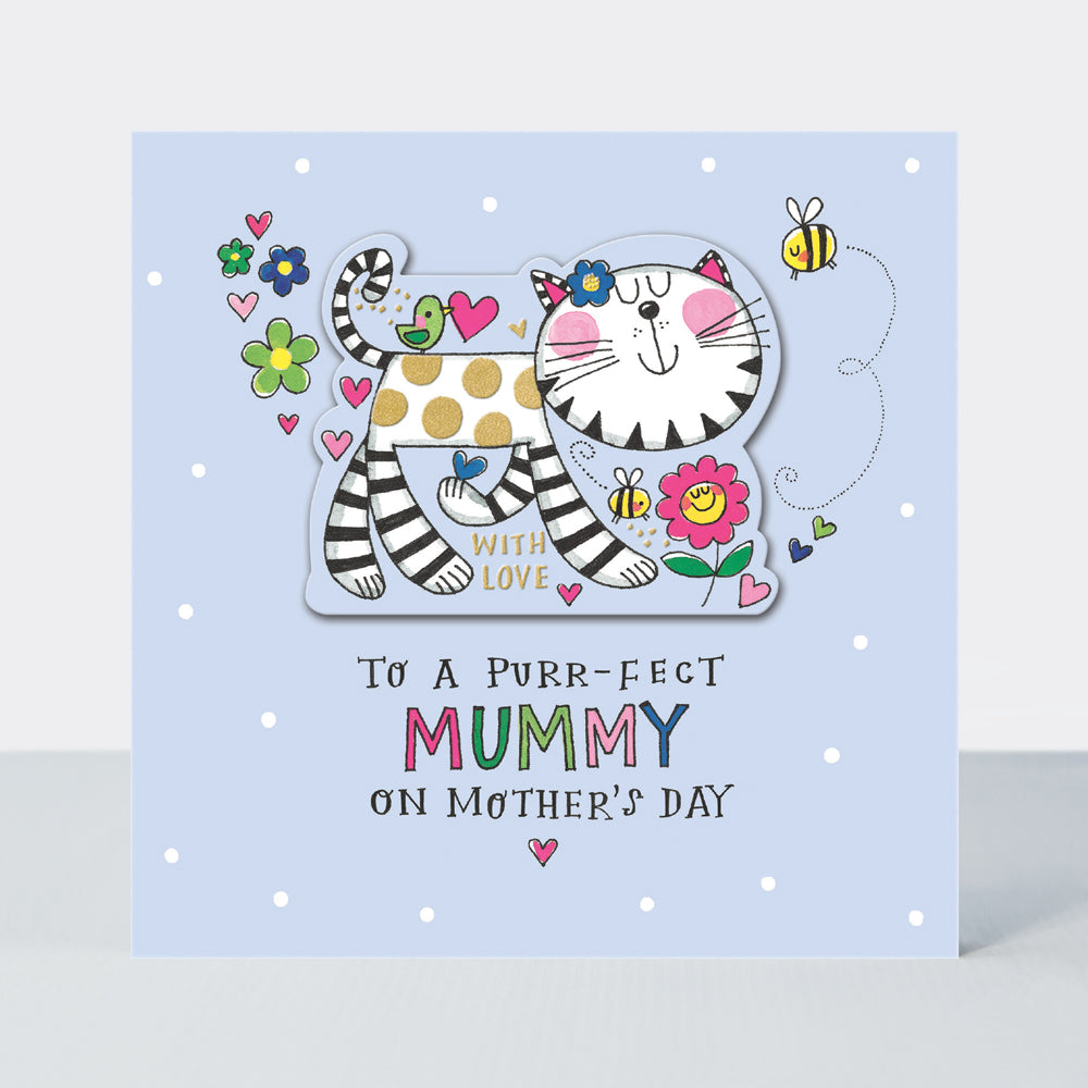 Mother's Day Card - Cardamom - Purr-fect Mummy/Cat