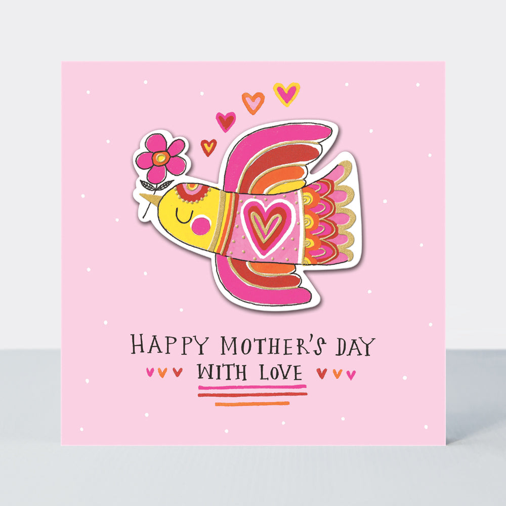 Mother's Day Card - Cardamom - Happy Mother's Day/Bird