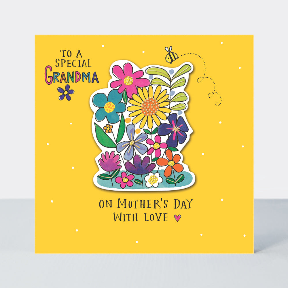 Mother's Day Card - Cardamom - Special Grandma/Flowers