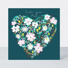 Mother's Day Mika - Blue Floral Heart
