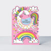 Mother's Day Card Hello Sunday - For Mummy Unicorn Rainbow