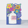 Mother's Day Card Hello Sunday - Vase of Flowers - Wonderful Mum