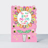 Mother's Day Card Hello Sunday - Best Mum in the World Flower