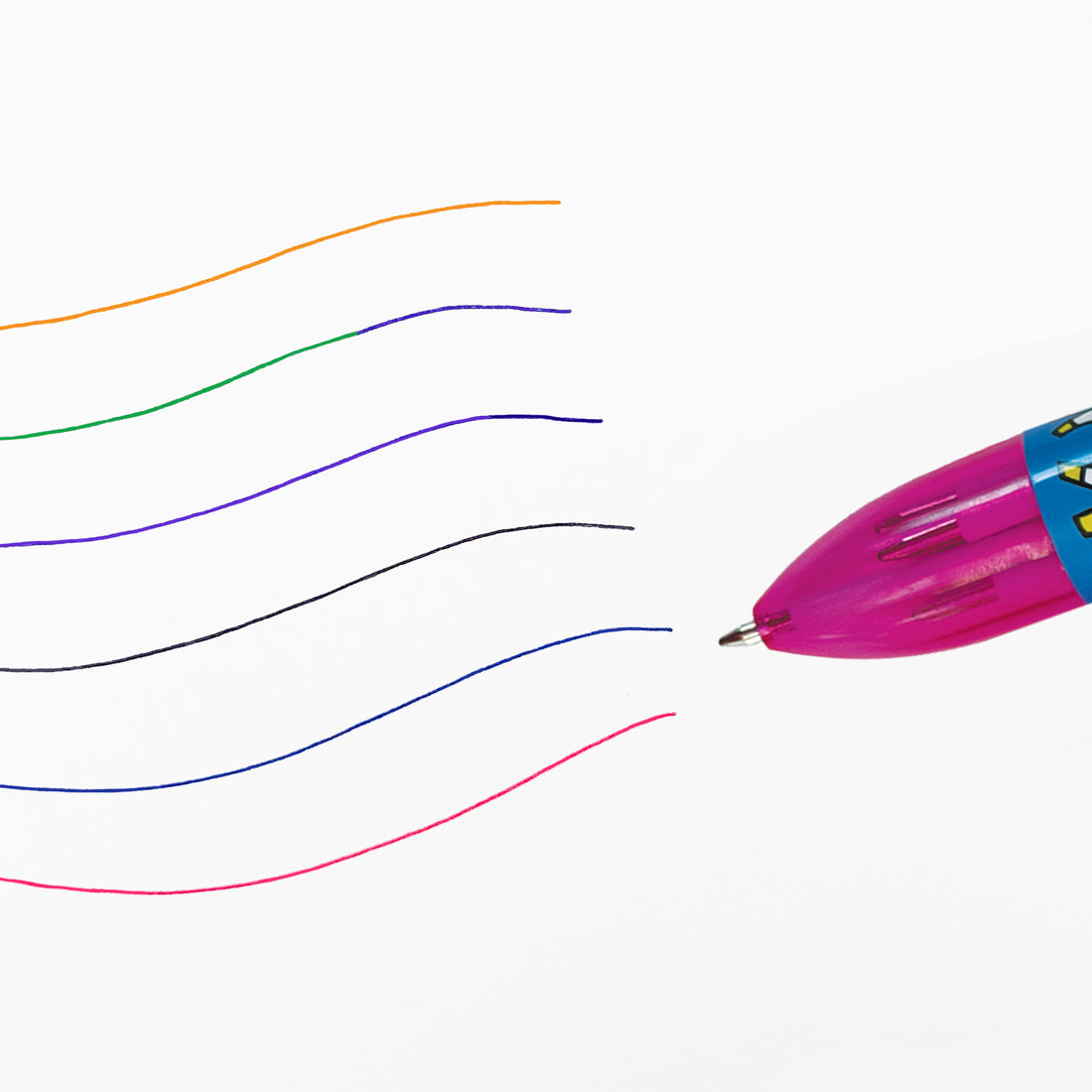 6 Colour Pen - Rainbow Unicorn