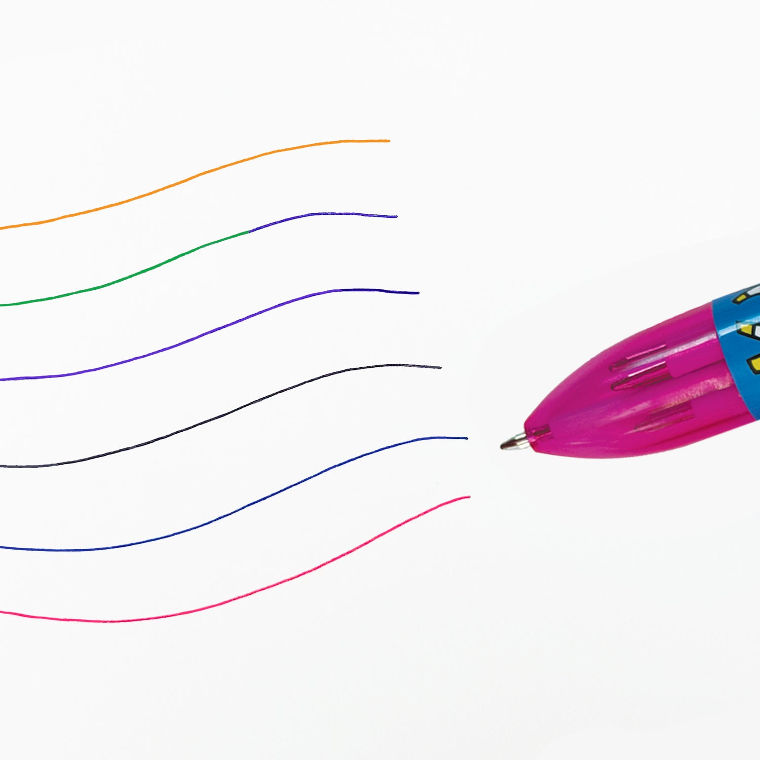 6 Colour Pen - Rainbow Unicorn