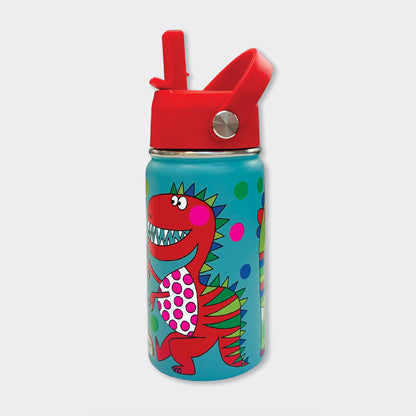 Dinosaur Kids Insulated Stainless Steel Water Bottle - 340ml