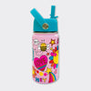 Bee Happy Kids Insulated Stainless Steel Water Bottle - 340ml