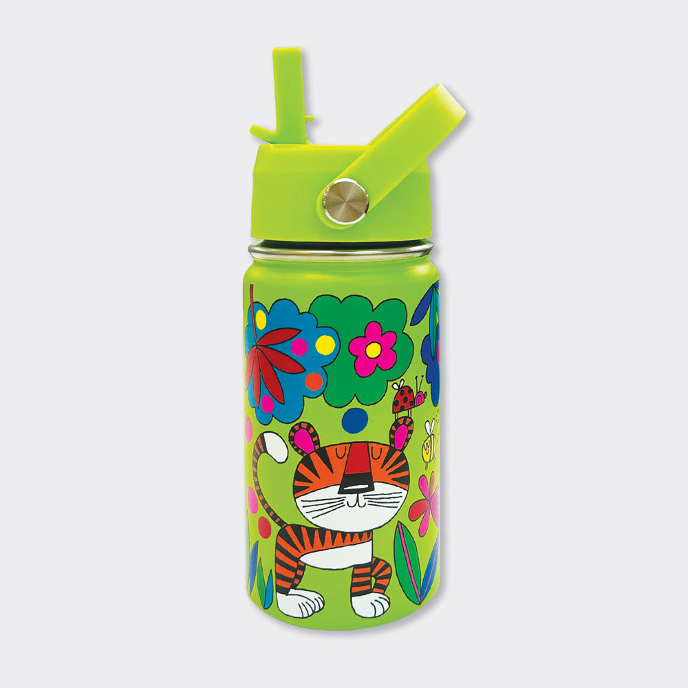Jungle Kids Insulated Stainless Steel Water Bottle - 340ml