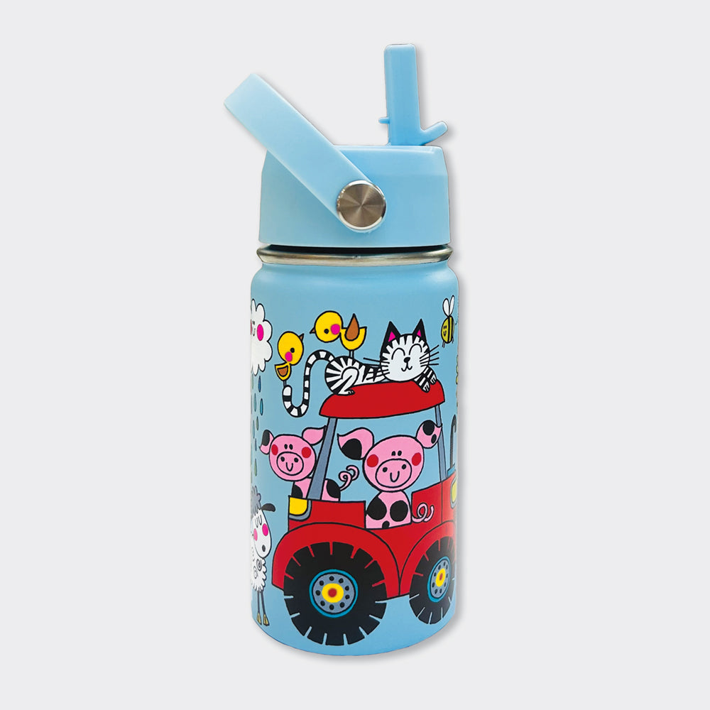 On The Farm Kids Insulated Stainless Steel Water Bottle - 340ml