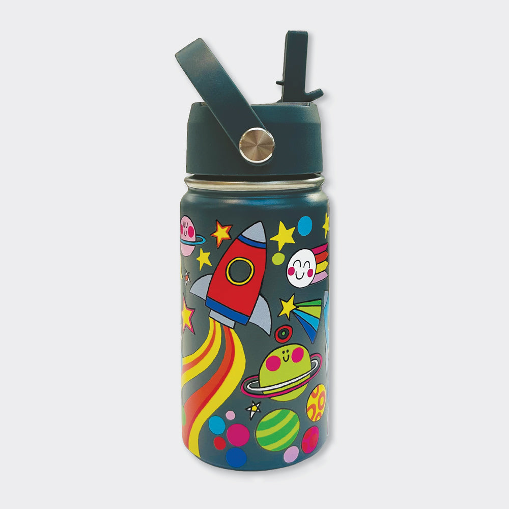 Space Kids Insulated Stainless Steel Water Bottle - 340ml