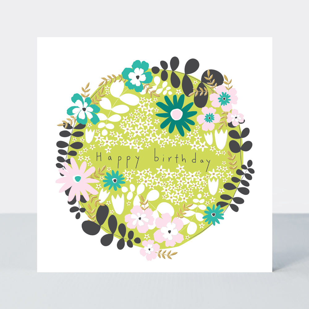 Mika - Birthday Circular Meadow  - Birthday Card