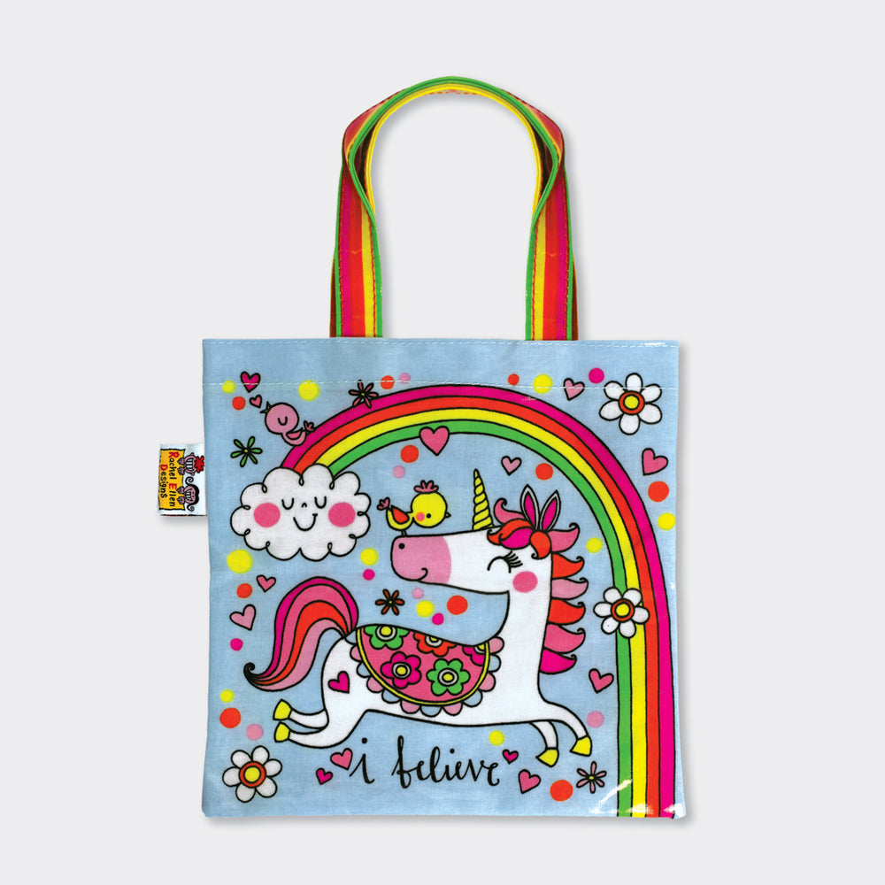 Mini Tote Bags - Unicorns