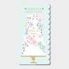 Money Wallet Card - Floral Wedding Cake/Congrats Newlyweds/Special Gift
