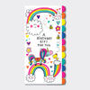 Money Wallet Card - A Birthday Gift For You/Unicorn & Rainbows