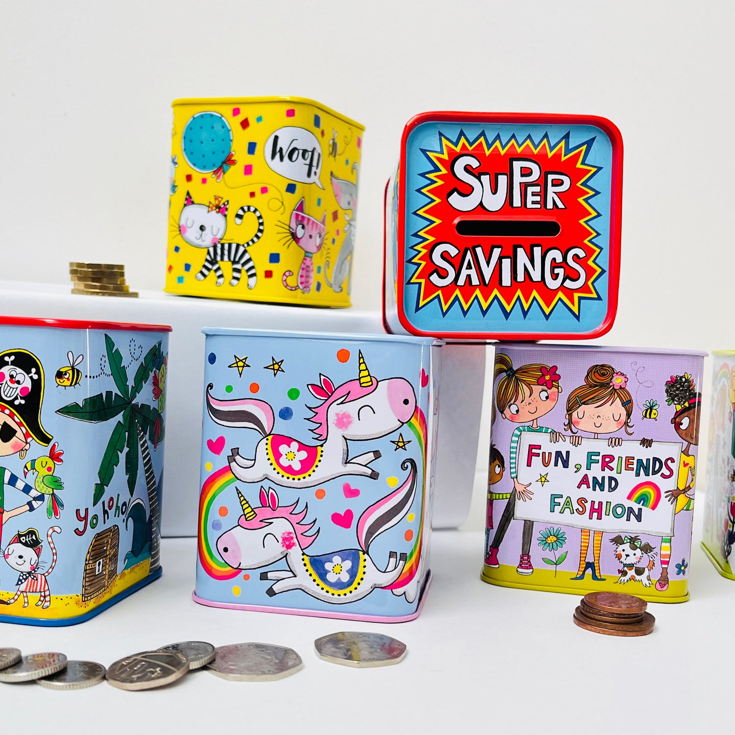 Money Box Tin  - Treat Fund - Friends