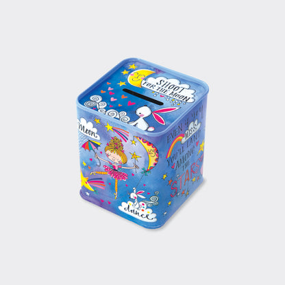 Money Box Tin  - Moon Dance