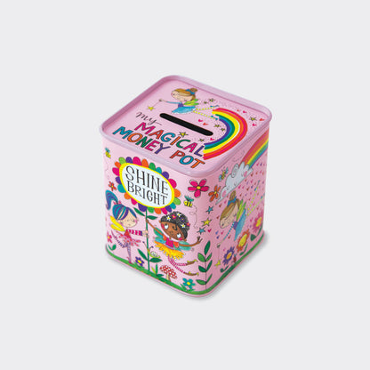 Money Box Tin  - Fairies
