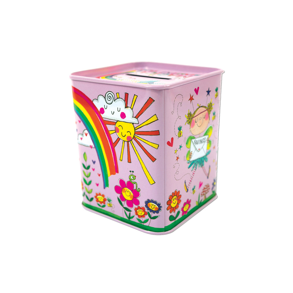 Money Box Tin  - Fairies