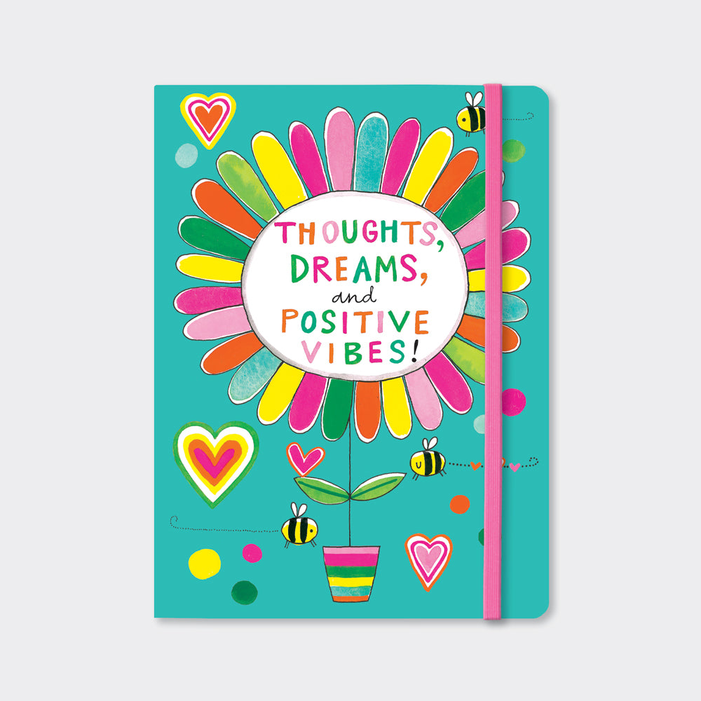 Notebook - Positive Vibes Flower