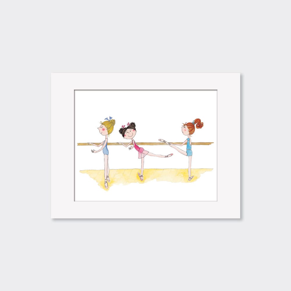 Mounted Limited Edition Print ‐ At the Barre