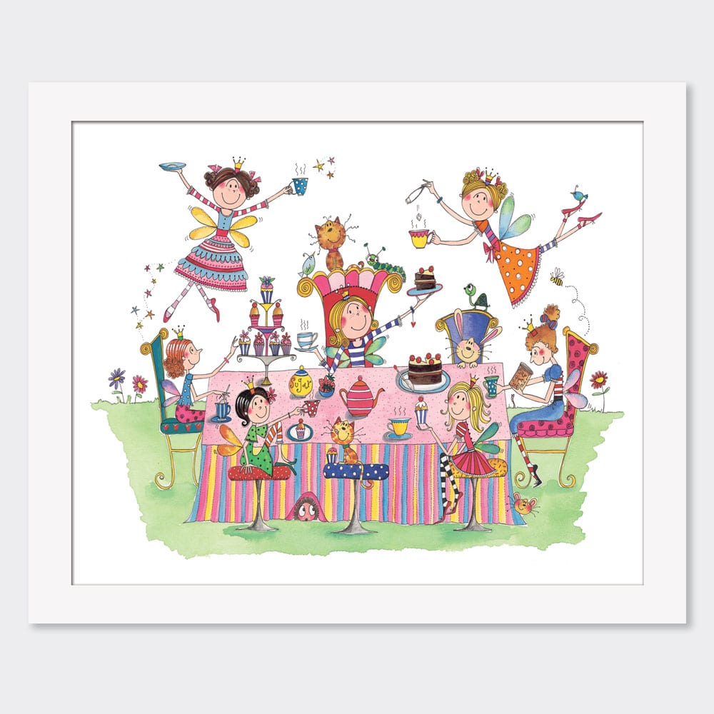 Mounted Limited Edition Print ‐ Fairie's Garden Party