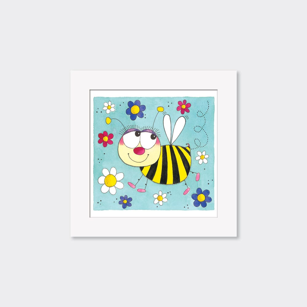 Mounted Limited Edition Print ‐ Bee