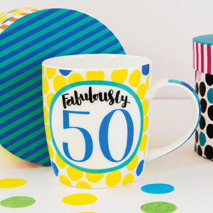China Mug - Fabulously 50