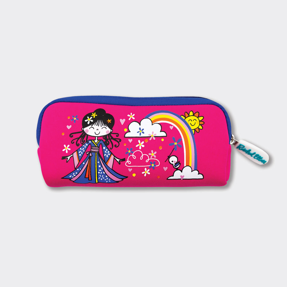Neoprene Pencil Cases - Cherry Blossom Princess