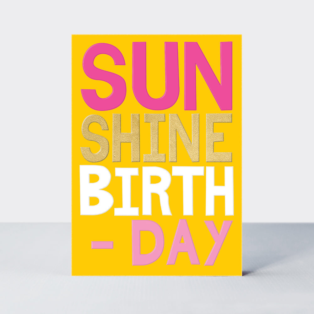 Good News - Sun Shine Birthday Birthday Card