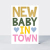 Good News - New Baby In Town New Baby Card