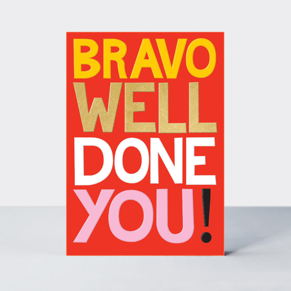 Good News - Bravo Well Done You Congratulations Card