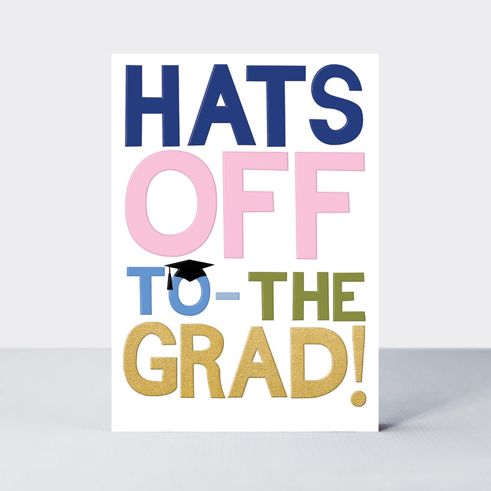 Good News - Hats Off To The Grad Graduation Card