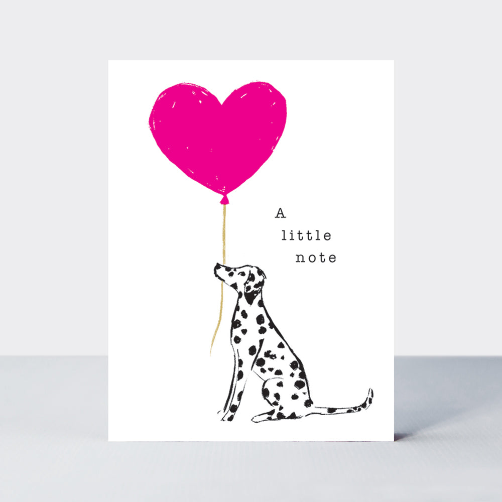 Pack of 10 Notecards - A Little Note/Dalmatian