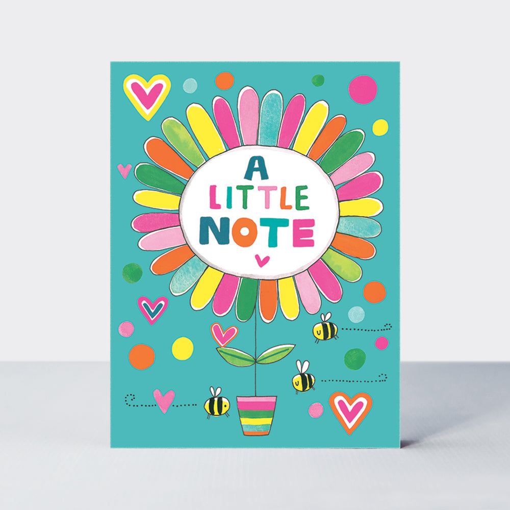 Pack of 10 Notecards - A little Note/Flower Pot