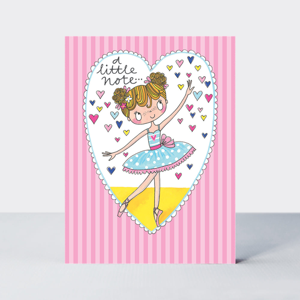 Pack of 10 Notecards - A little Note/Ballerina