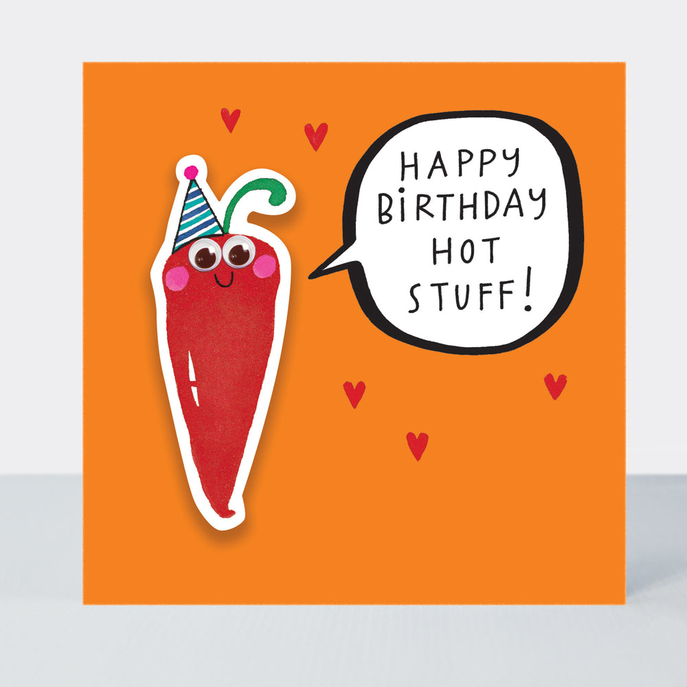 Little Nuggets - Happy Birthday Hot Stuff! Birthday Card