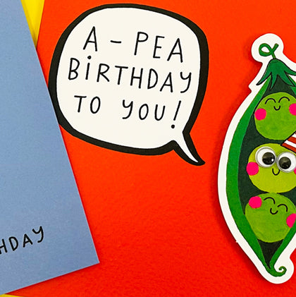 Little Nuggets - A-pea Birthday to You! Birthday Card