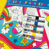 Colour by Numbers Kit - Unicorns & Rainbows
