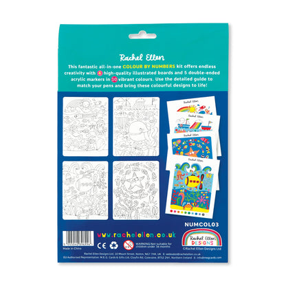 Colour by Numbers Kit - Under the Sea