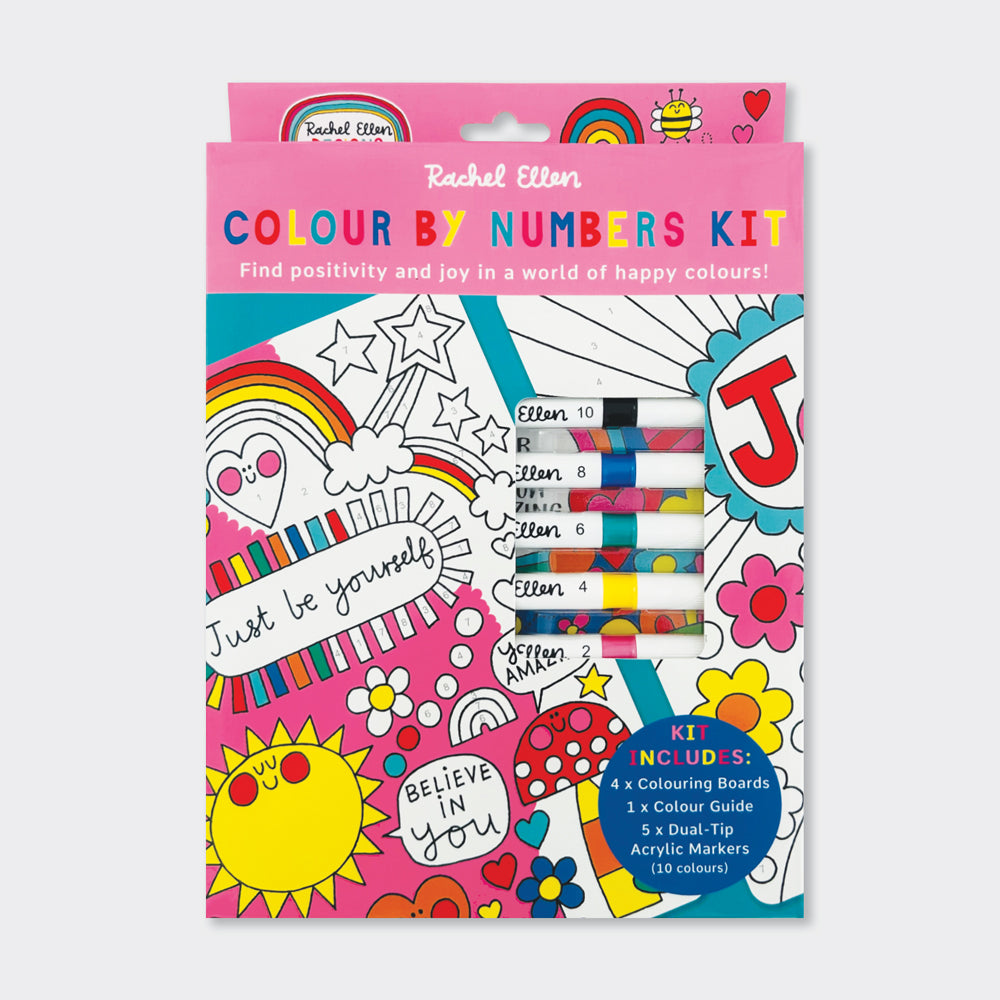 Colour by Numbers Kit Just Be Yourself