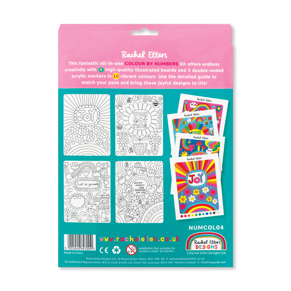 Colour by Numbers Kit - Just Be Yourself