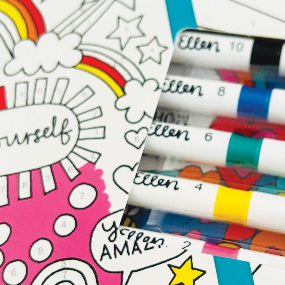 Colour by Numbers Kit - Just Be Yourself