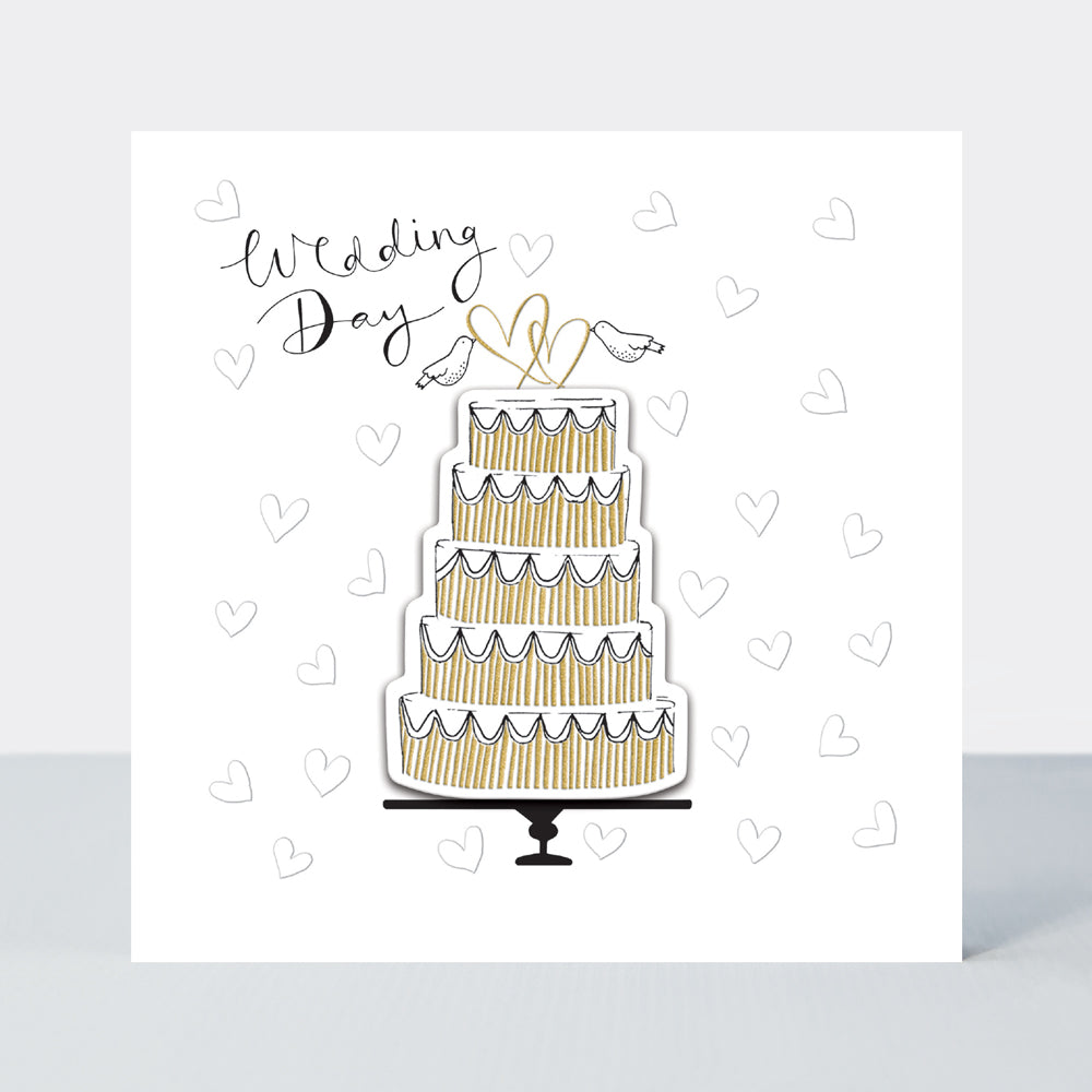 Paper Treasures - Wedding Day/Cake Greetings Card