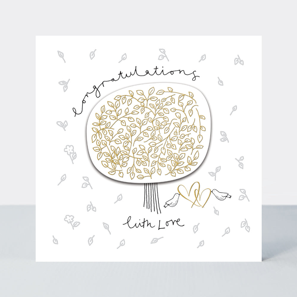 Paper Treasures - Congratulations/Tree Greetings Card