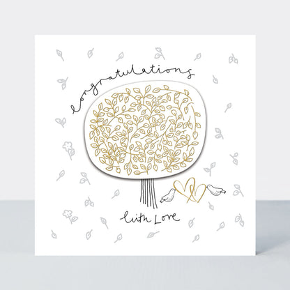 Paper Treasures - Congratulations/Tree Greetings Card