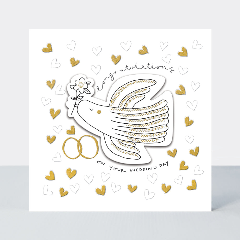 Paper Treasures - Happy Anniversary/Heart Greetings Card