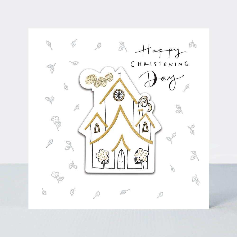 Paper Treasures - Happy Christening Day/Church Card