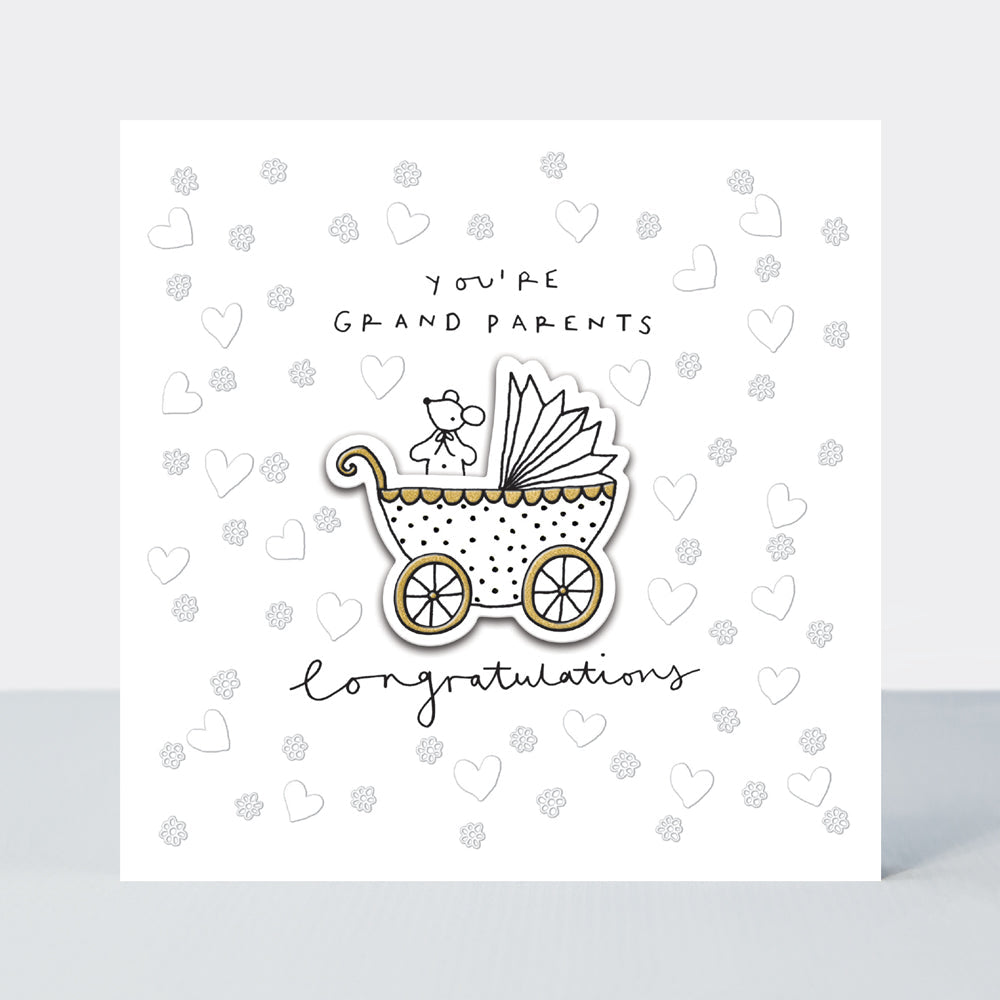 Paper Treasures - Congratulations You're Grandparents Card